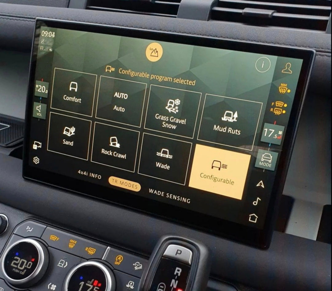 Activation - Advanced capabiltiy off road, Auto / Configurable Terrain Response.