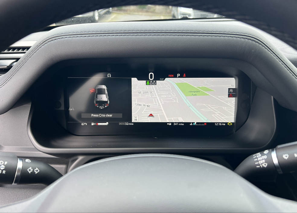 LR Defender Digital Drivers Display - Retrofit.